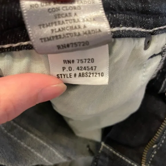 BKE Men’s Aiden Bootleg Dark Blue Jeans Stretch Size 27L - Picture 9 of 12